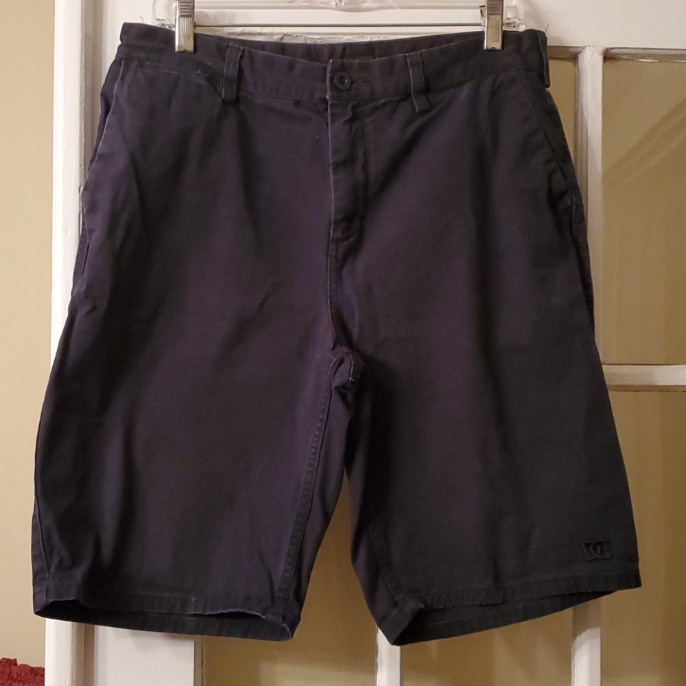 DG black jean shorts